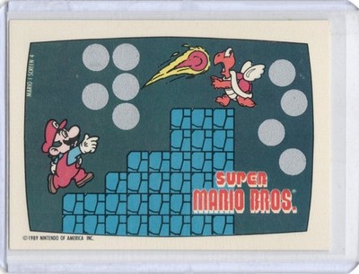 1989 Topps Nintendo #4 Super Mario Scratch Off Card