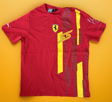 Puma Scuderia Ferrari SF Carlos Sainz T-Shirt Mens Red Size Large