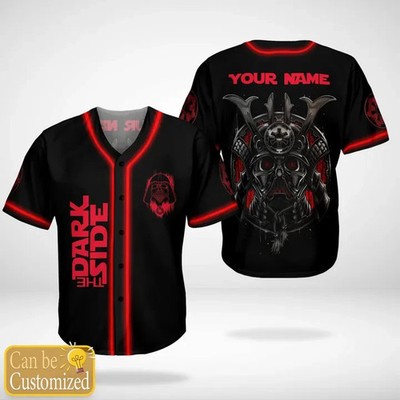 Personalized Star Wars Darth Vader The Dark Side Baseball Jersey Shirt