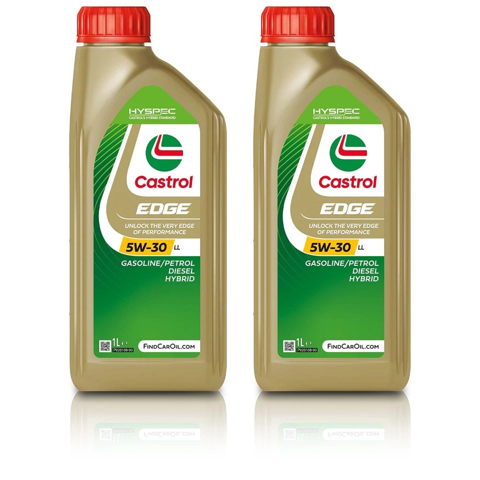 2X 1 L + 5 L = 7 L CASTROL EDGE FLUID TITANIUM 5W-30 LL HUILE MOTEUR ACEA C3 - Photo 3/4