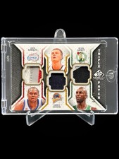 2009 Upper Deck KEVIN GARNETT / RANDOLPH TRIPLE GAME WORN PATCH PRIME /60 SSP
