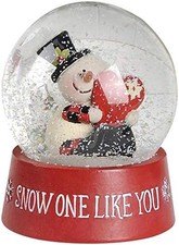 Christmas Snow Globe with Snowman