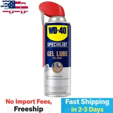 WD-40 SPECIALIST 10 oz. Gel Lube, No-Drip Formula with Smart Straw Spray