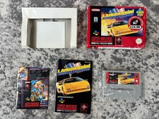 Lamborghini American Challenge SNES PAL Complete CIB Boxed Super Nintendo Titus
