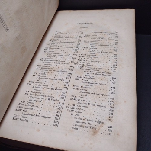 Plutarch's lives translated from the original Greek exlibris 1832 - Picture 12 of 17