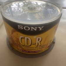 Sony Music CD-R 50PK 1X - 48X Speed/Vitesse Compatible 700MB 80min NEW 