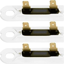 PartsBroz WP3392519 3392519 Dryer Thermal Fuse G4AP0500 TF091C 3-Pack, White 