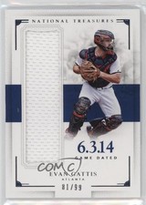 2016 Panini National Treasures Game Dated 81/99 Evan Gattis #GD-EG 1gz7