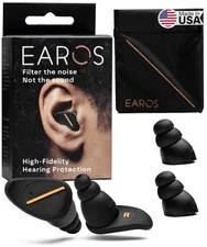 EAROS Concert Ear Plugs – High-Fidelity Reusable Musicians Earplugs for
