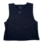 Nike Dri-FIT ADV Tank Top Women's Small Black Running Division Cropped Athletic