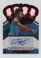 2018-19 Panini Crown Royale Rookie Red 35/99 Devonte' Graham #CR-DGR Auto 1f8v