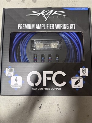 Skar Audio SKAR4ANLOFC 4 Gauge Amplifier Wiring Kit