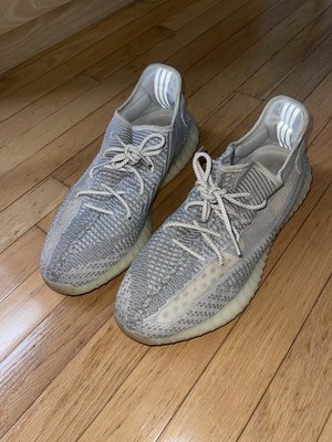 adidas Yeezy Boost 350 V2 White Primeknit Men's Sneakers Low Top Lace Up