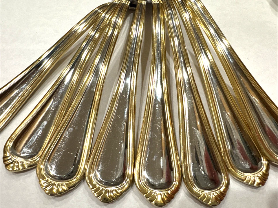 Towle “Vienna (Gold)” 45-Piece Stainless Flatware Service for 8 NICE! - Image 3 of 4