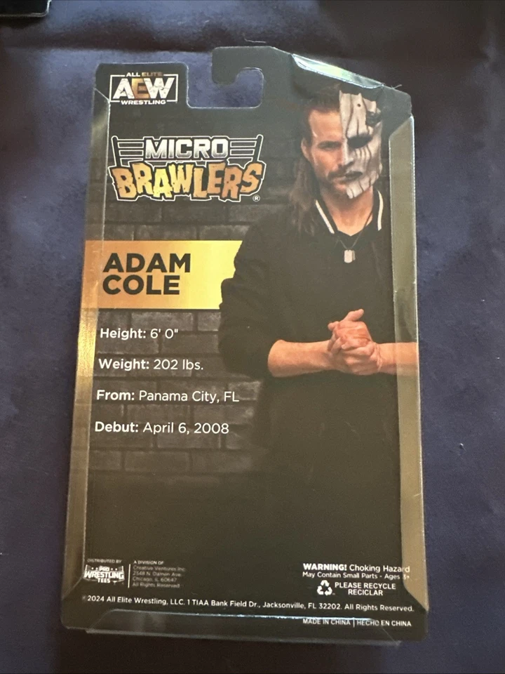 Figura AEW Micro Brawlers Adam Cole "El Diablo" Foto 2 de 2