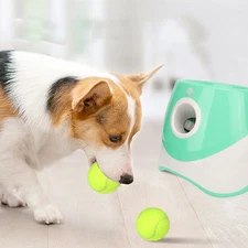 Dog Automatic Ball Launcher Rechargeable Pet Thrower Interactive Toy
