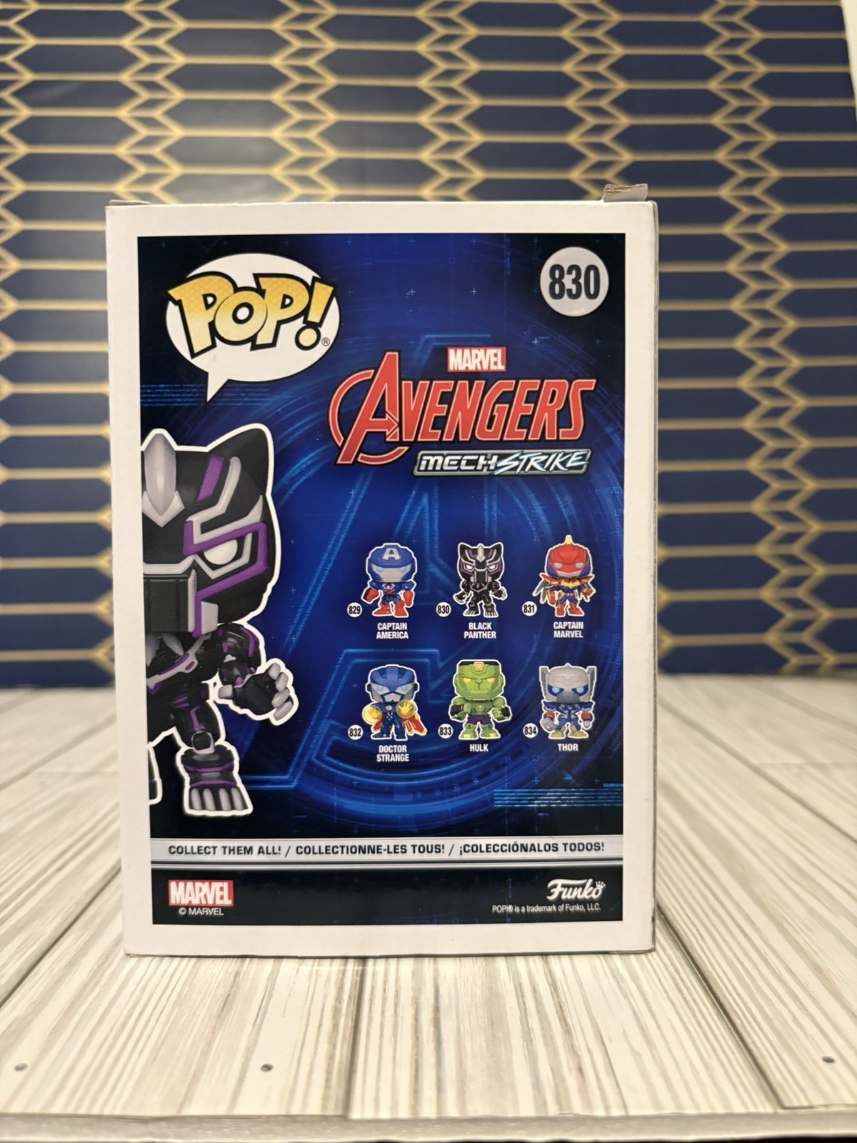 Funko POP! Marvel Mech Strike Black Panther #830 Target Exclusive Vinyl Figure 