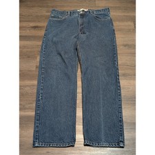 Levis 505 Regular Fit Mens Jeans 36x30 Medium Wash Blue Straight Leg Denim