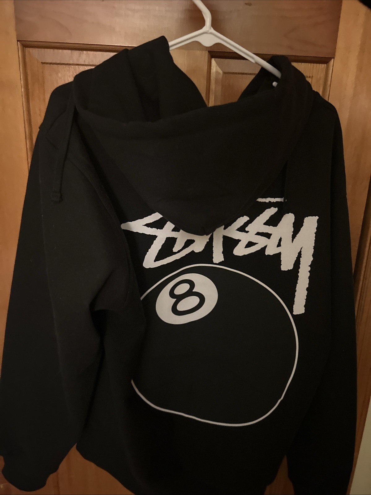 Stussy 8ball Hoddie zip Up Medium thumbnail 2