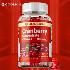 Cranberry Capsules 30000mg - Vitamin C, Extra Strength Urinary Tract Support