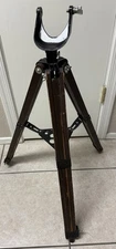 Vintage Wooden Metal Telescope  Stand Folding Stand Adjustable  DIY Project
