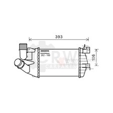 Ladeluftkühler für Opel Astra H Van Caravan A05 1.3 CDTi 1.9