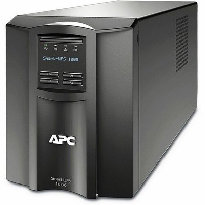 APC Smart-UPS, Line Interactive, 1000VA, Tower, 120V, 8x NEMA 5-15R outlets, Sma