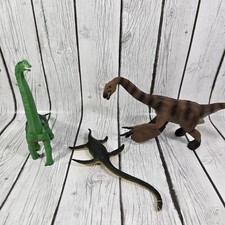 Lot Of 3 Vintage Brachiosaurus Therizinosaurus Elasmosaurus Figures