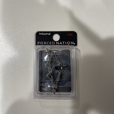 Pierced Nation Industrial 1 1/2  14G