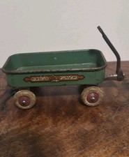 Vintage 1933 Chicago World s Fair Miniature Radio Flyer Wagon - Rare Green Model
