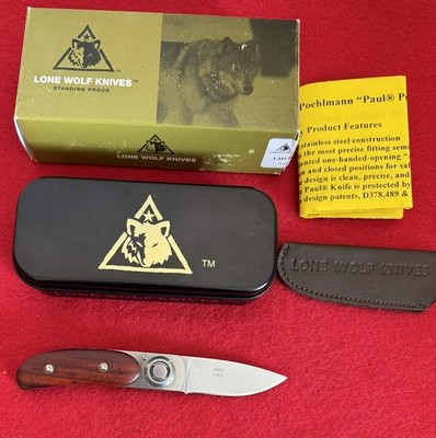 Lone Wolf Paul Executive Knife LM13900 Cocobolo Wood, 2003 | eBay Lone Wolf Paul Executive Knife LM13900 Cocobolo Wood, 2003 | eBay