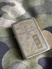 1990 Vintage Zippo Lighter - Gold Shimmer - Gold Plated
