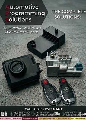 Mercedes Steering Lock ESL ELV Emulator GLK350 C300 C250 C350 E350 E550 W204 