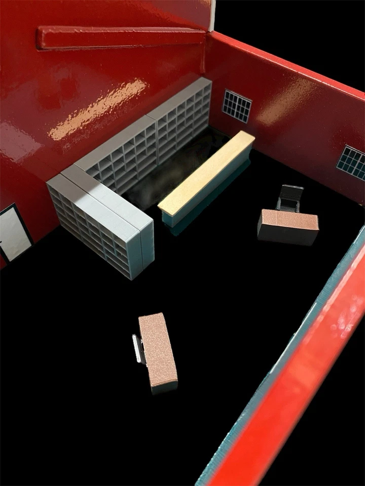 1/64 Farm Dealership 50x80 Red Sides White Roof - Image 2 of 4