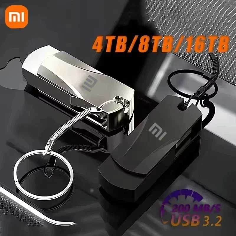 Xiaomi 16TB USB 3.2 Flash Drive High-Speed Metal Waterproof U Disk 8TB Storage - Image 2 of 4