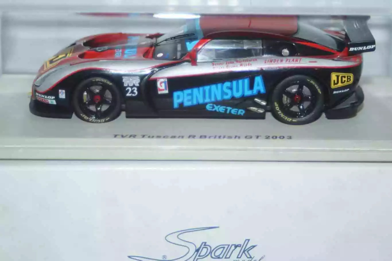Spark TVR TUSCAN R Peninsula #23 BRITISH GT 2003 1:43 Resin SCTR05