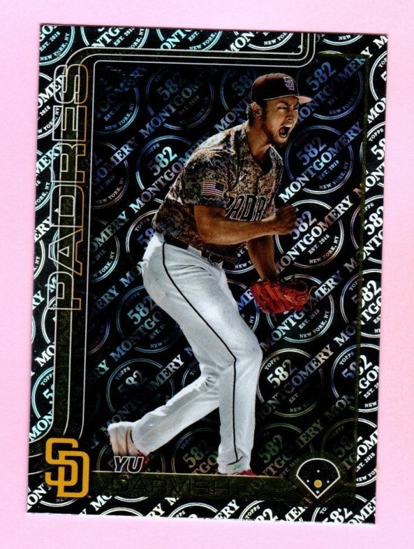 2025 Topps Montgomery Foil #323 Yu Darvish - San Diego Padres