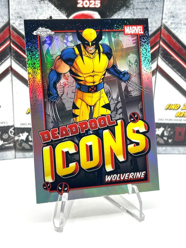 2025 Topps Chrome Marvel - `Deadpool Icons` Wolverine #DI-10
