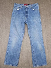 Vintage Y2K Quicksilver Jeans Mens 31 (30x30) Blue Denim Relaxed Fit Quikjean