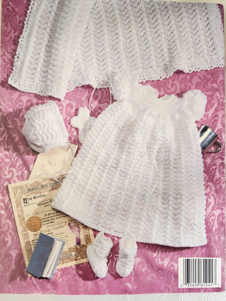 American School of Needlework PRECIOUS HEIRLOOM CHRISTENING SETS Knit & Crochet - Image 2 of 3