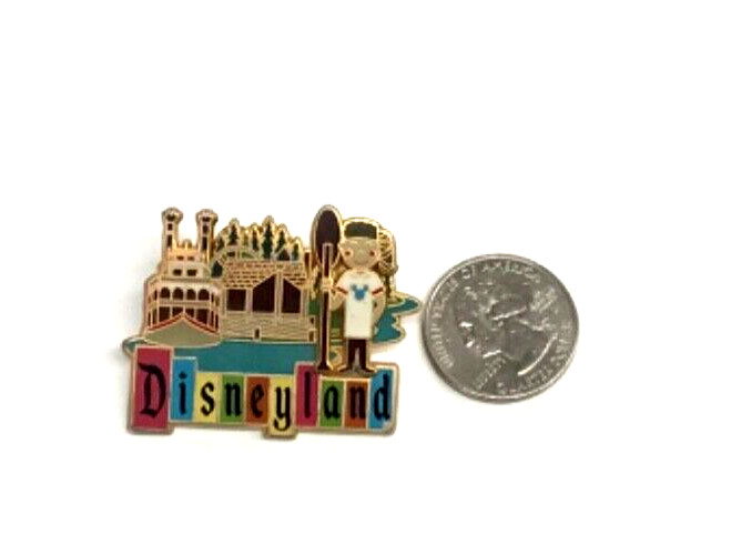 Disneyland Retro 2006 Mark Twain Riverboat /canoes/ marquee Pin PP48656