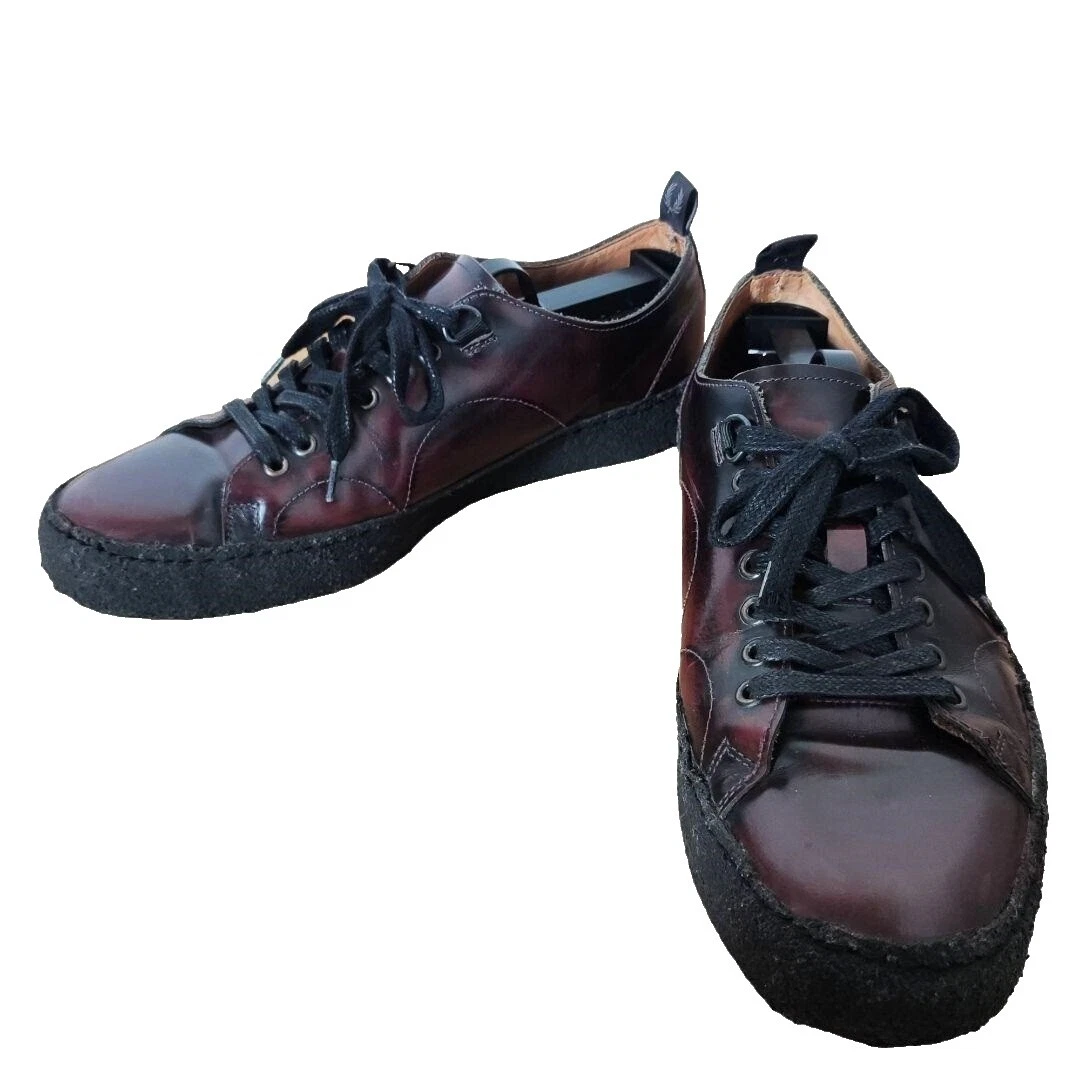 Parte superior de cuero sólido Fred Perry Zapatos informales para hombres