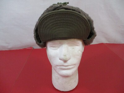 Korea US Army M1950 M-Q1 Field Pile Cap w/Visor - Size 7 - Dated
