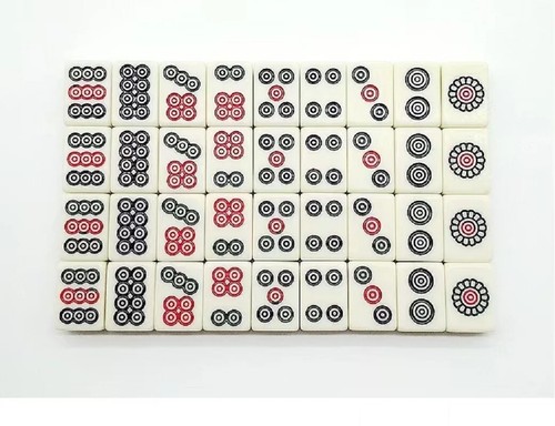 Portable Chinese Mahjong Set 144 Tiles NEW IN BOX Classic Travel Party Game Kit - Picture 5 of 14