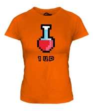 RETRO GAMING HEALTH POTION LADIES T-SHIRT TEE TOP GIFT 8 BIT 16 BIT
