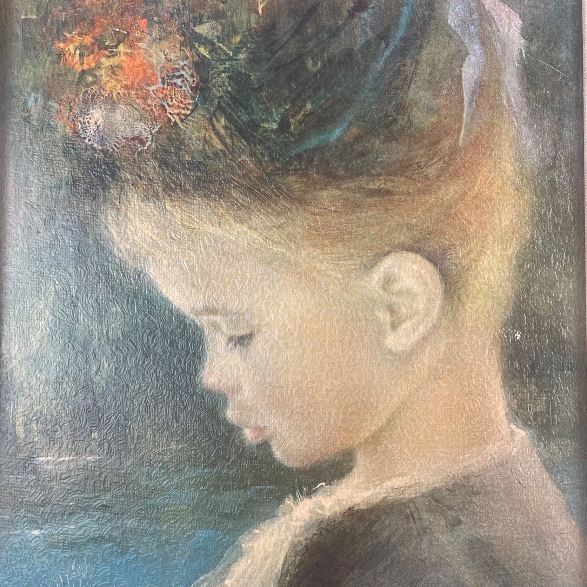 Armando Gentilini 「Precious」　壁掛け画 Vintage Framed Armando Gentili Print on Canvas 'precious