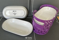 Thai Airway Business Class In flight Meal Dishes from Service 8  Dishes 1 Holder
