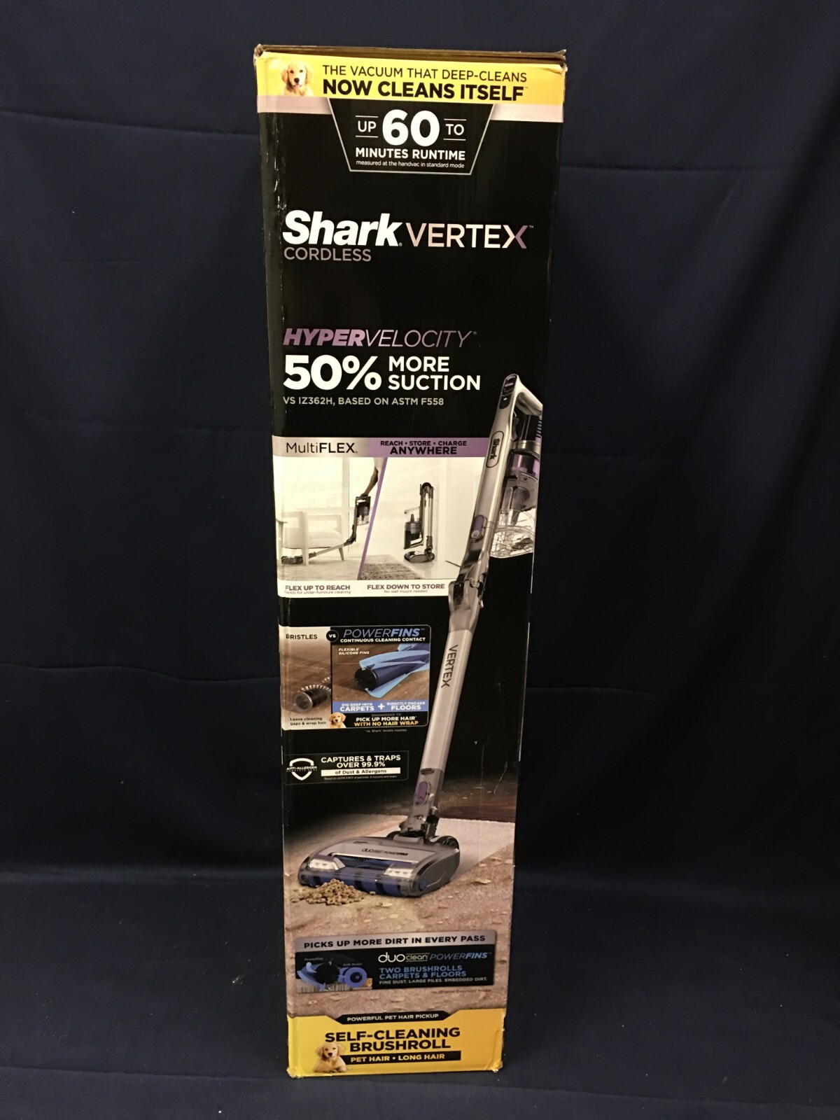 Shark Vertex Cordless Stick Vacuum Cleaner IZ440H NEW eBay