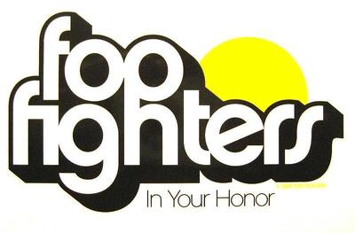 FOO FIGHTERS AUFKLEBER STICKER # 12 IN YOUR HONOR 11x7cm