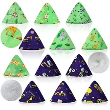 Cuffbow 12 Pcs Coral Velvet Pee Covers Strong Water as shown in the picture 